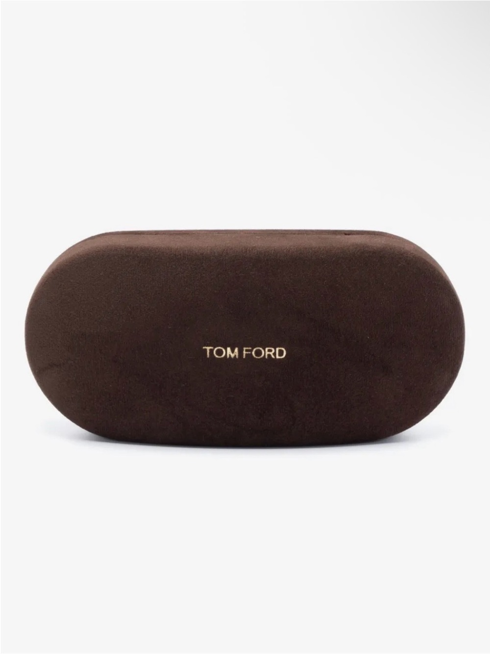 Tom Ford Brown Suede Sunglasses Case- ONLY